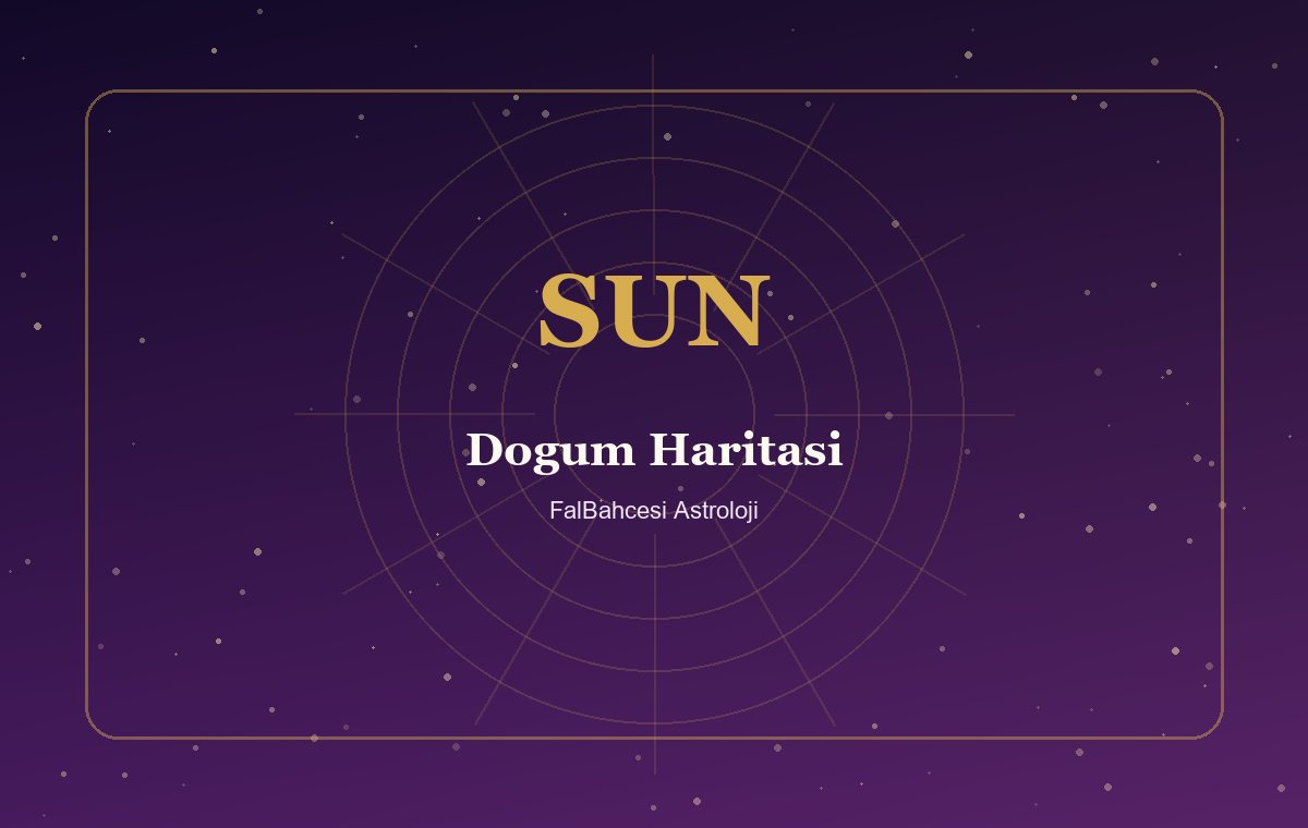 Doğum Haritası Nedir? Evler, Gezegenler ve Açılar